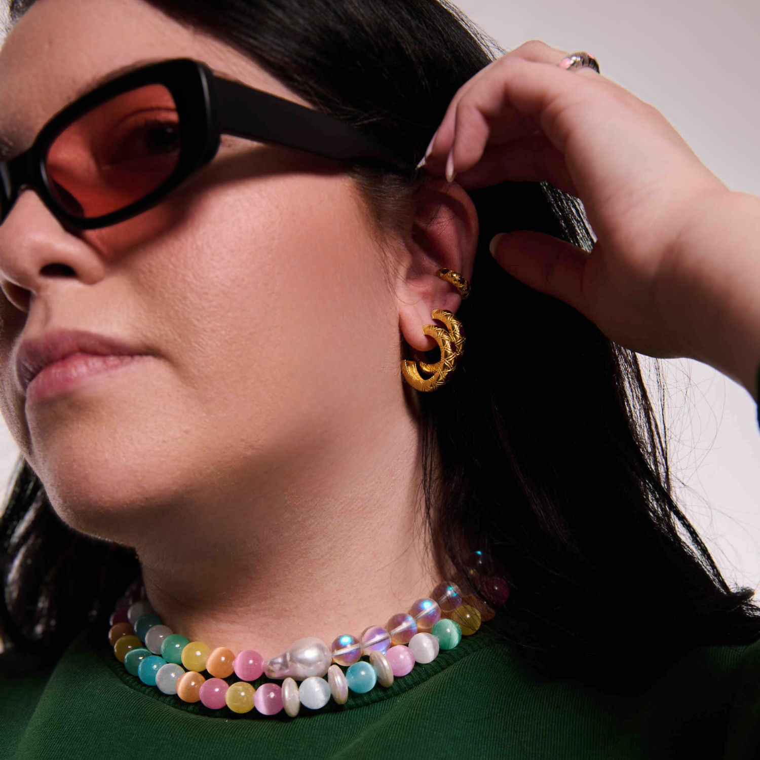 Solaris Silver Earrings