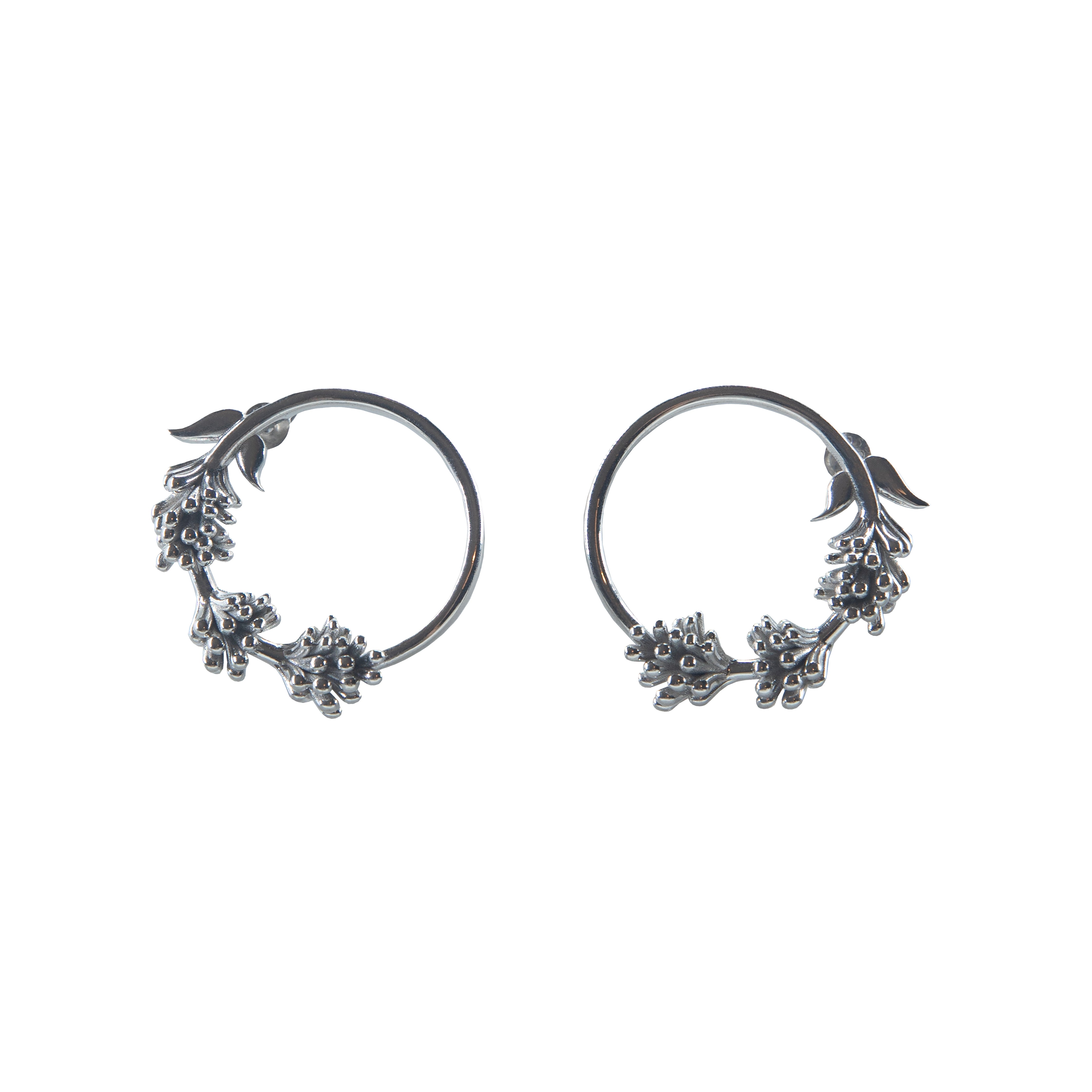 Castor Silver Earrings