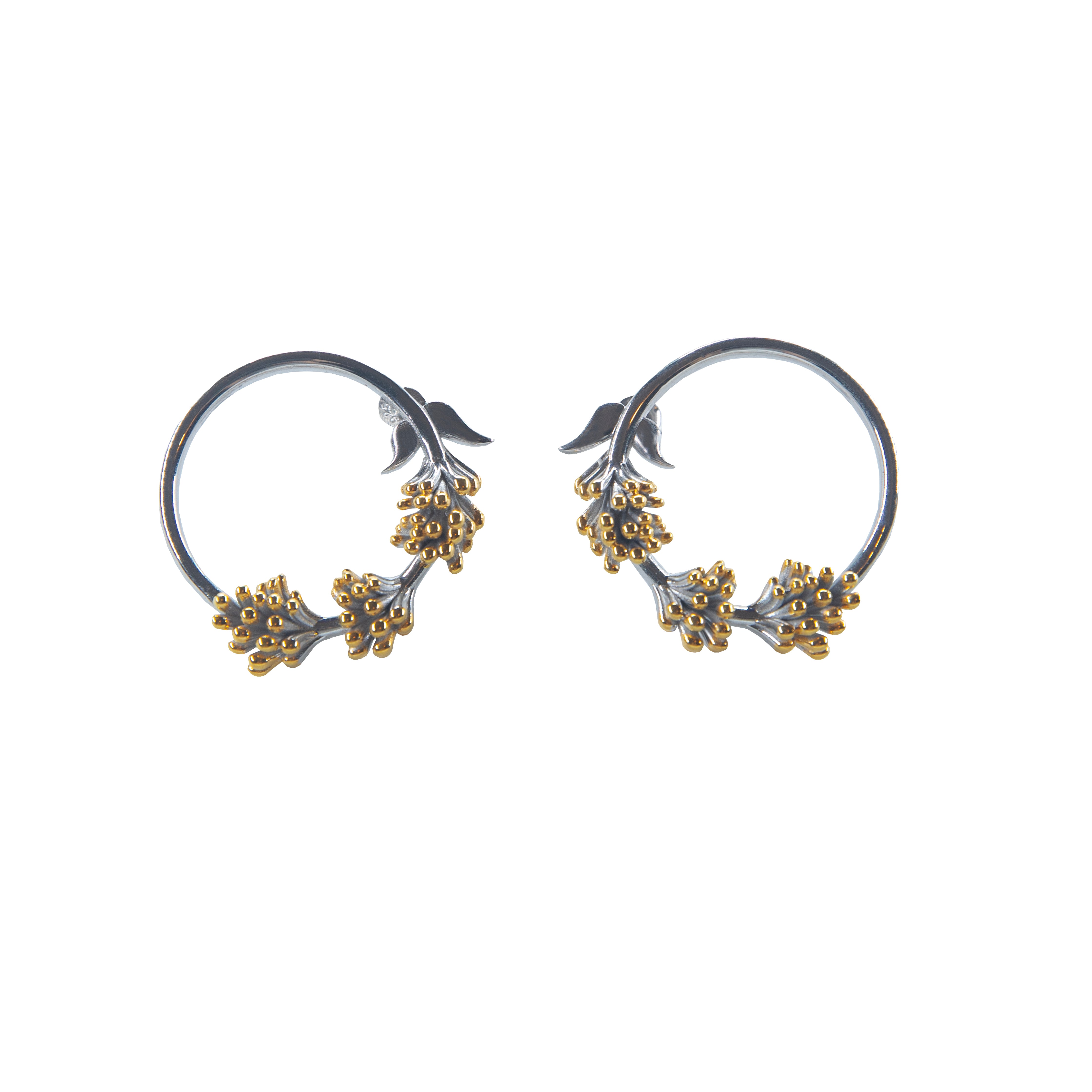 Castor Silver Earrings