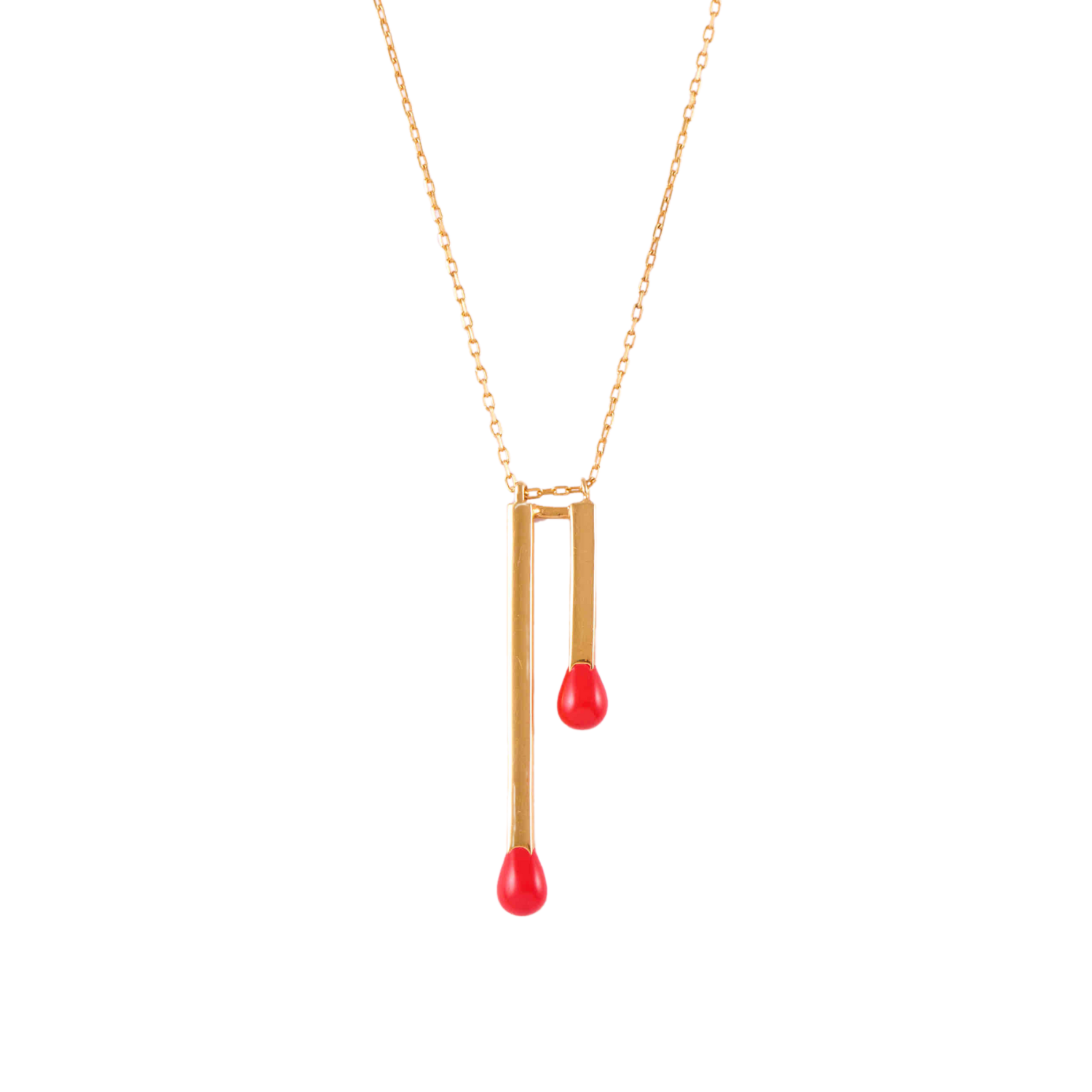 Eris Double Spark Necklace