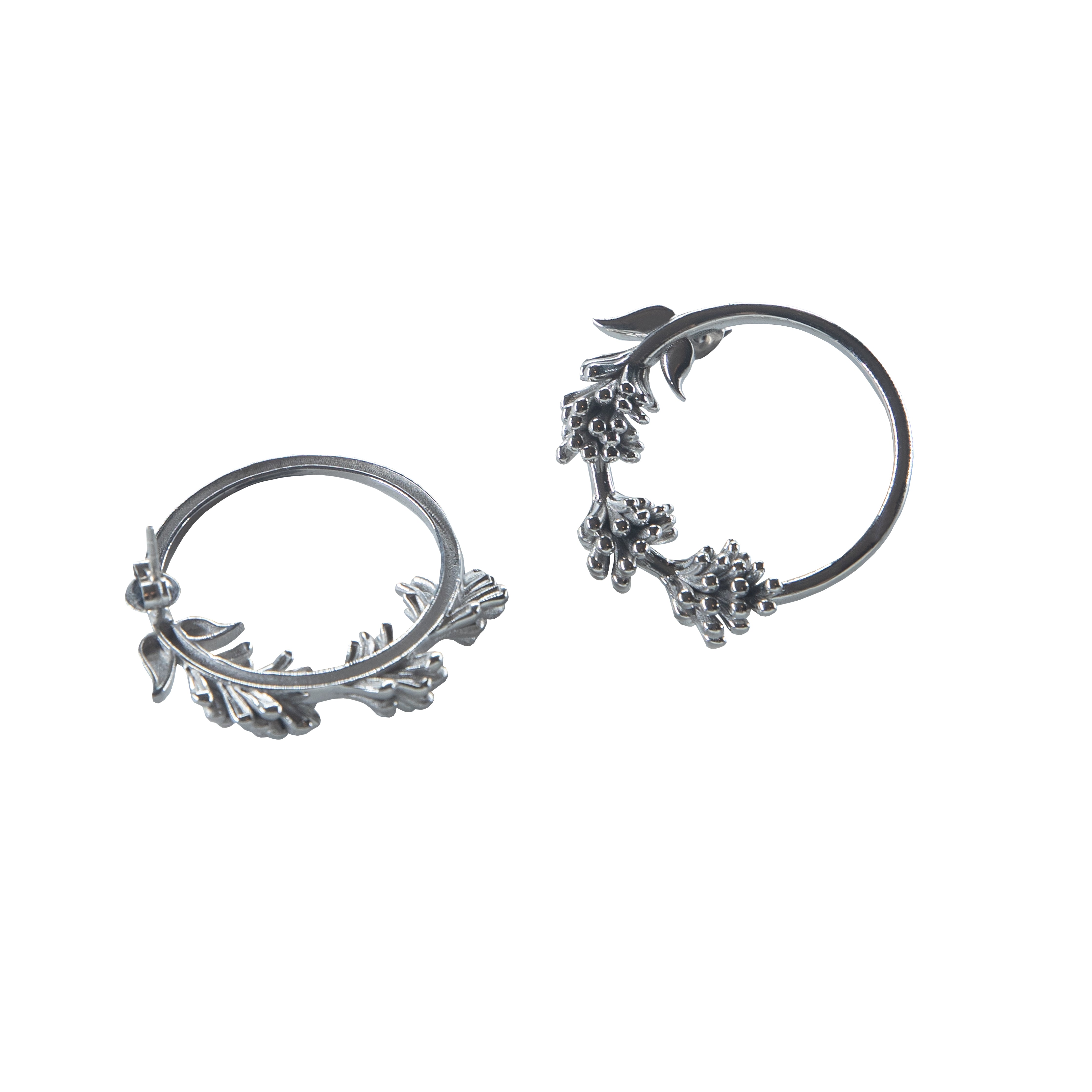Castor Silver Earrings