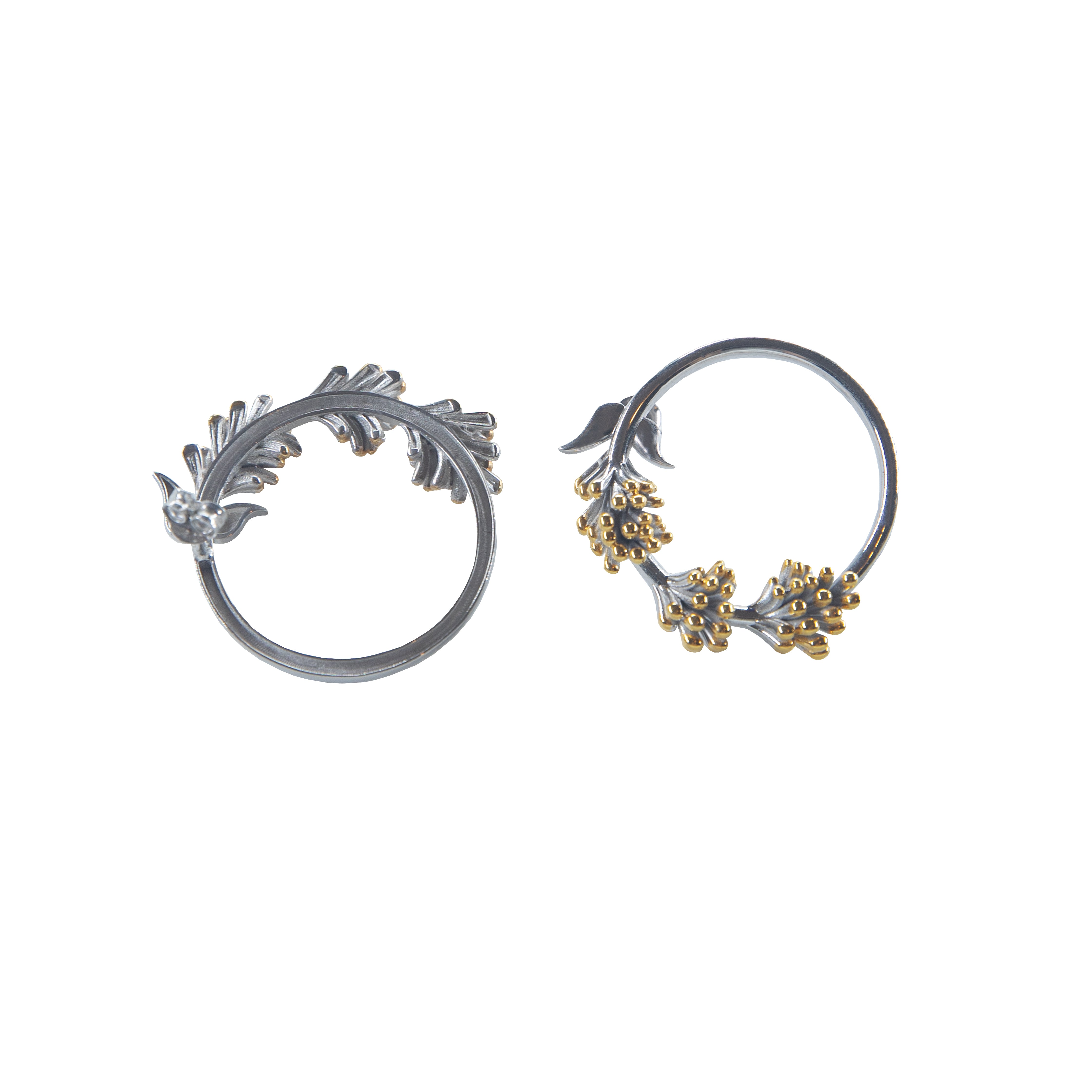Castor Silver Earrings